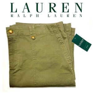 Lauren Ralph Lauren Army Green Skirt